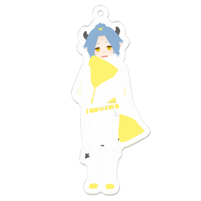 アクリルキーホルダー(コーティング) - 70 x 70 (mm)