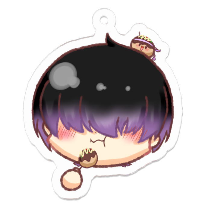 アクリルキーホルダー（コーティング） - 50 x 50 (mm)