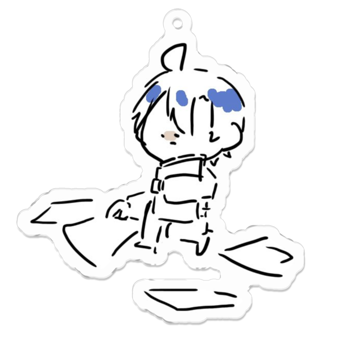 アクリルキーホルダー - 70 x 70 (mm)