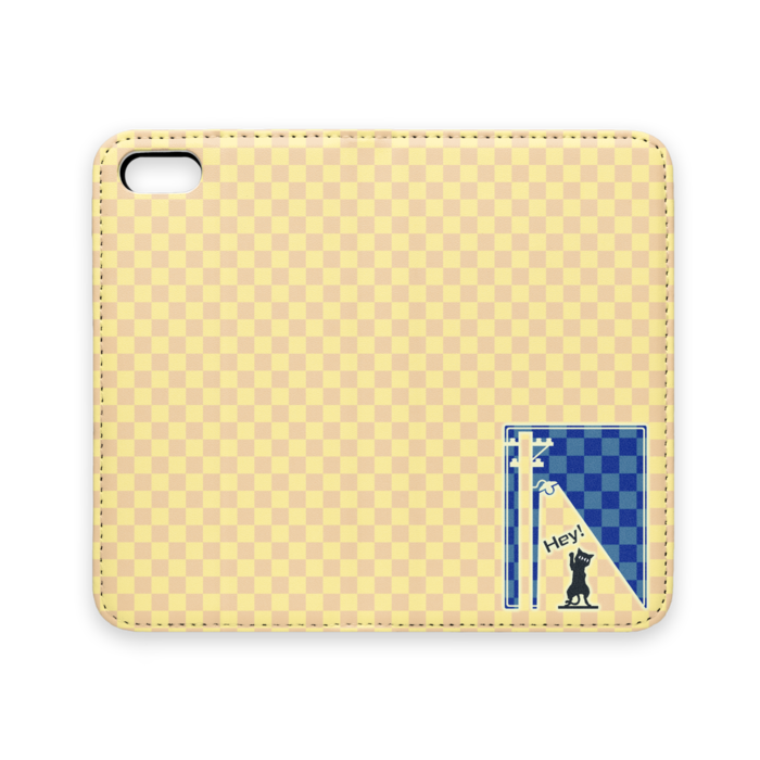 手帳型iPhoneケース(ベルトなし) - iPhone 5 / 5s / SE - ストラップ穴 なし