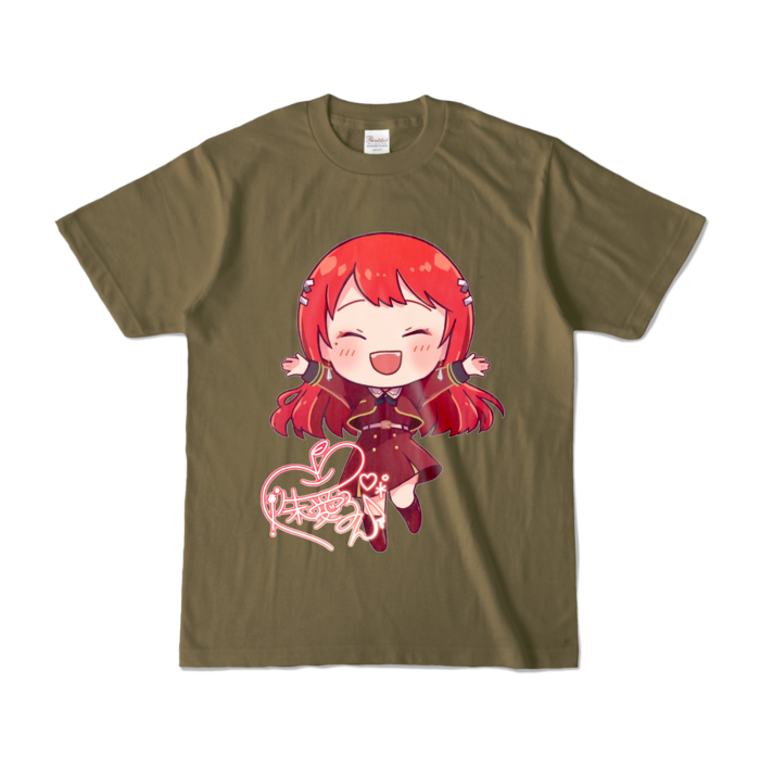 カラーTシャツ - S - オリーブ (濃色)