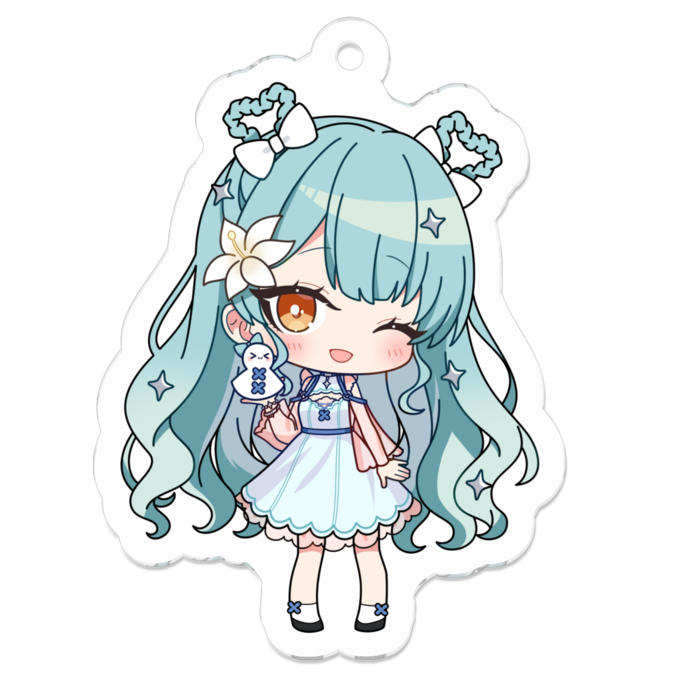 アクリルキーホルダー - 50 x 50 (mm)