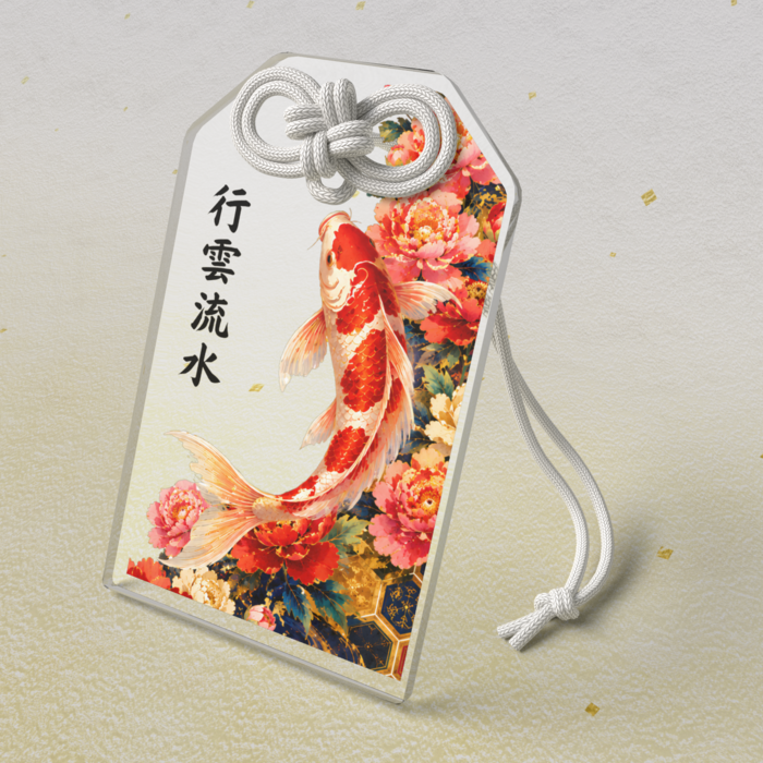 アクリルお守り - 50 × 80mm