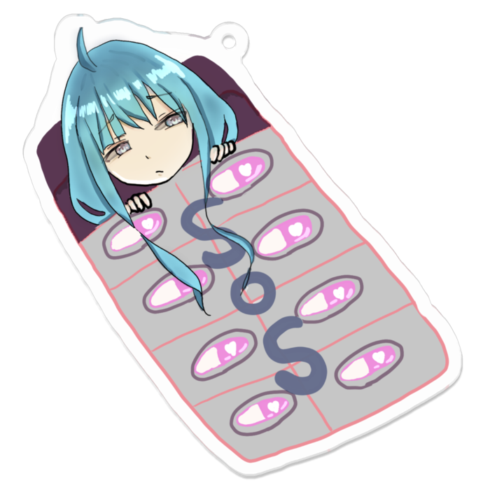 アクリルキーホルダー - 70 x 70 (mm)