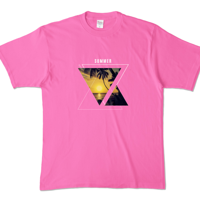 カラーTシャツ - XL - ピンク (濃色)