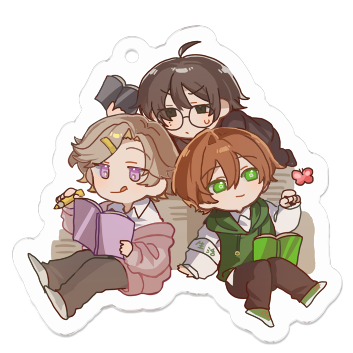 アクリルキーホルダー - 50 x 50 (mm)