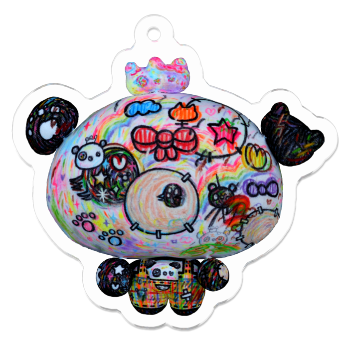 アクリルキーホルダー - 50 x 50 (mm)