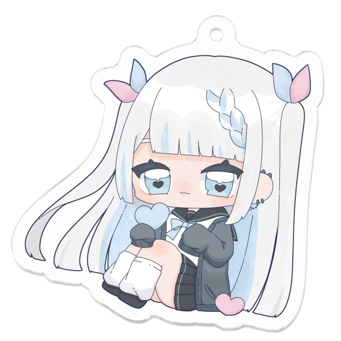 アクリルキーホルダー - 50 x 50 (mm)