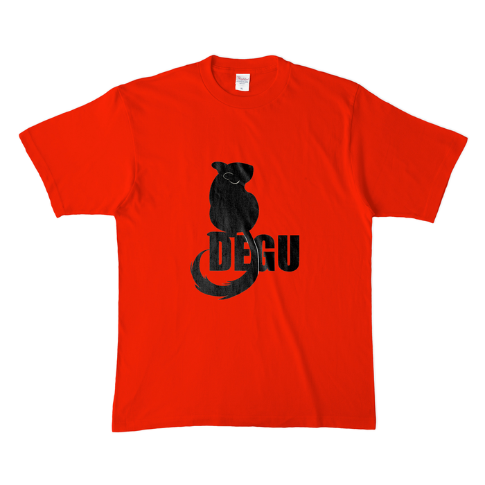 カラーTシャツ(濃色) - XL - レッド