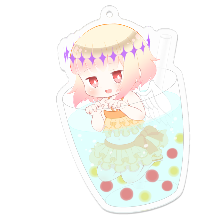 アクリルキーホルダー - 70 x 70 (mm)