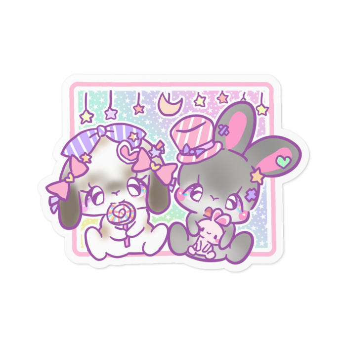 ステッカー - 100 x 100 (mm)