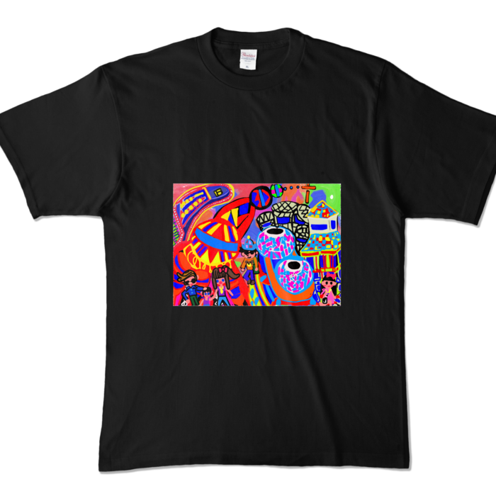 カラーTシャツ - XL - ブラック (濃色)