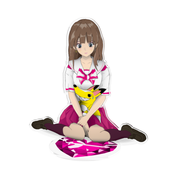 シンデレラコンティニュー 吾妻 莉咲  アクリルフィギュア - 160x160mm(3)