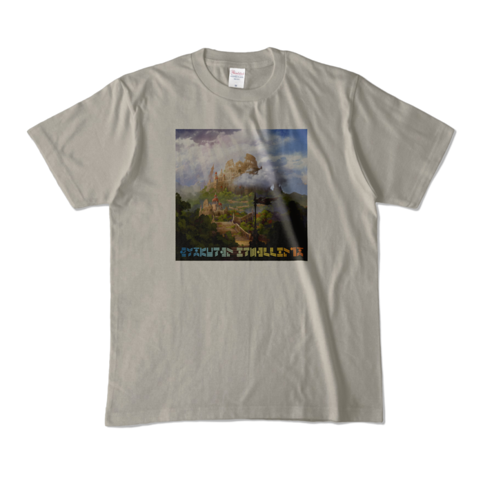 コロシアム デザインTシャツ（M/シルバーグレー）