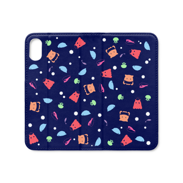 手帳型iPhoneケース(ベルトなし) - iPhone XS / X - ストラップ穴 なし