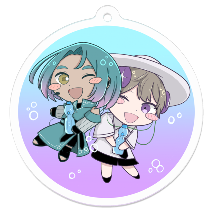 アクリルキーホルダー - 50 x 50 (mm)