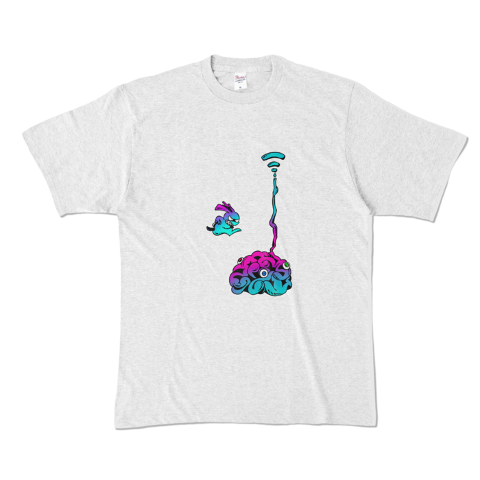 カラーTシャツ - XL - アッシュ (淡色)(4)