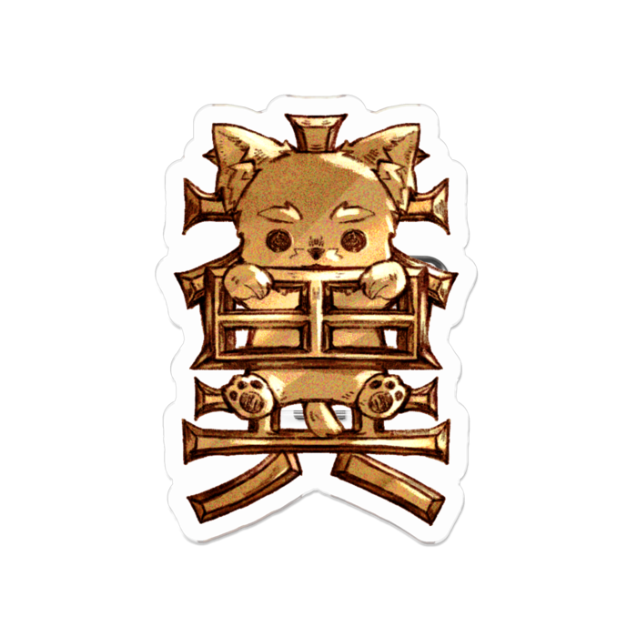 アクリルバッジ - 50 x 50 (mm)