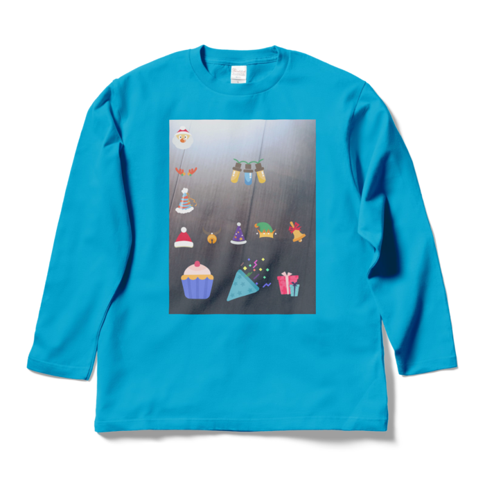 ロングスリーブTシャツ - L - ターコイズ