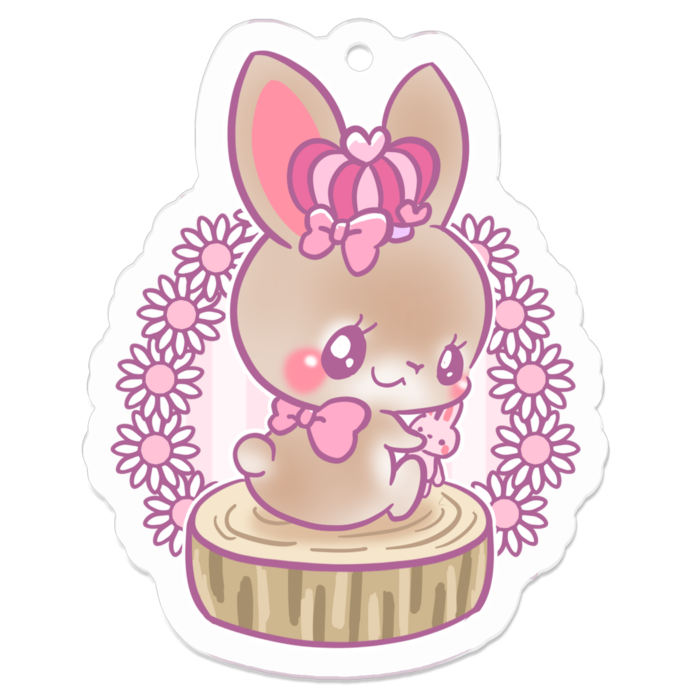 アクリルキーホルダー - 50 x 50 (mm)