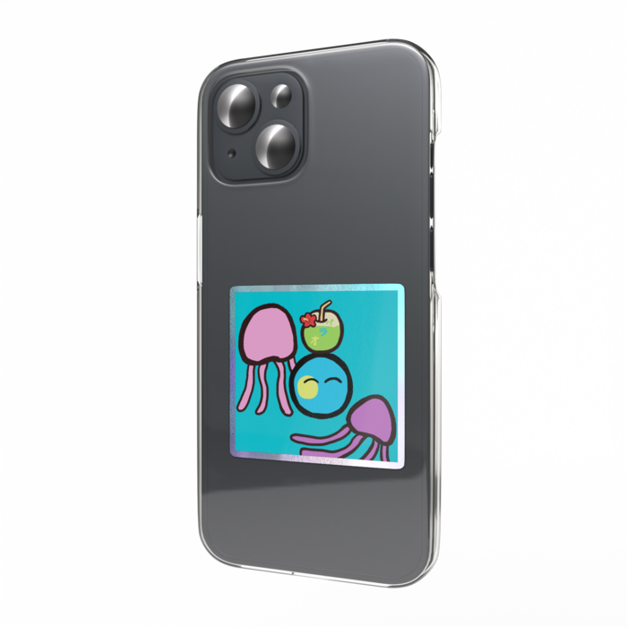 オーロラスマホステッカー - W55 × H91mm 以内