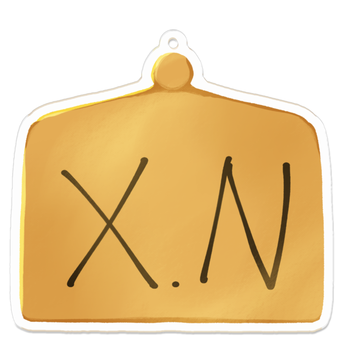 アクリルキーホルダー - 70 x 70 (mm)