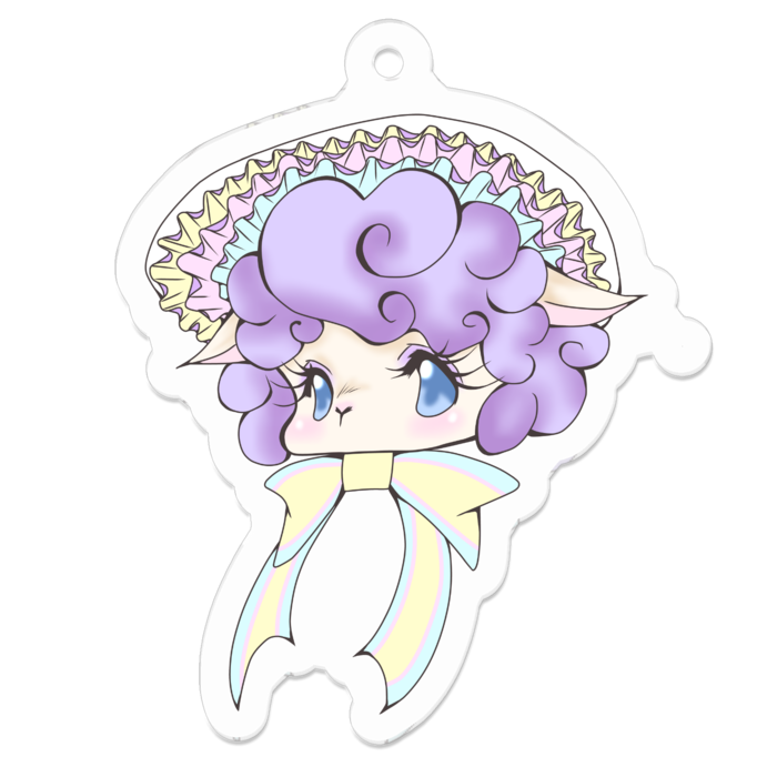 アクリルキーホルダー - 50 x 50 (mm)
