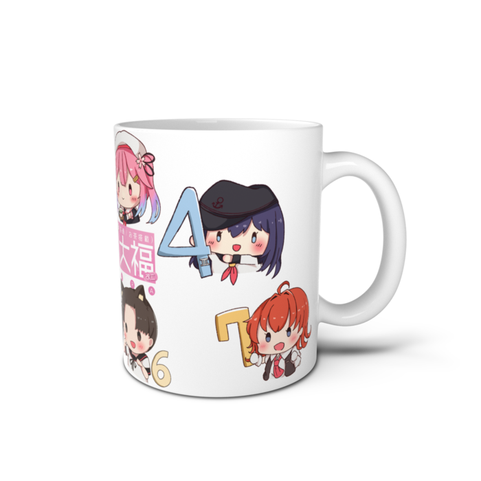 いちご大福改二(熟練/お茶搭載) マグカップ➁