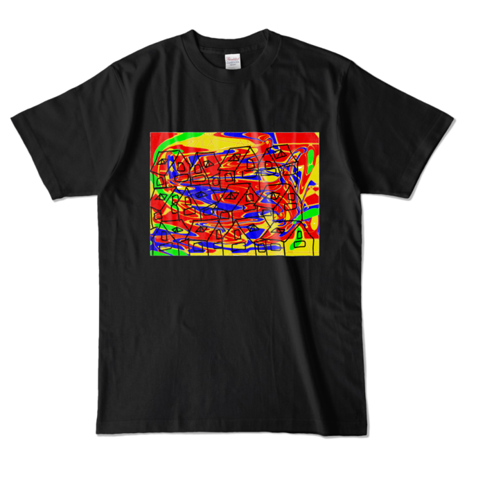 カラーTシャツ - L - ブラック (濃色)