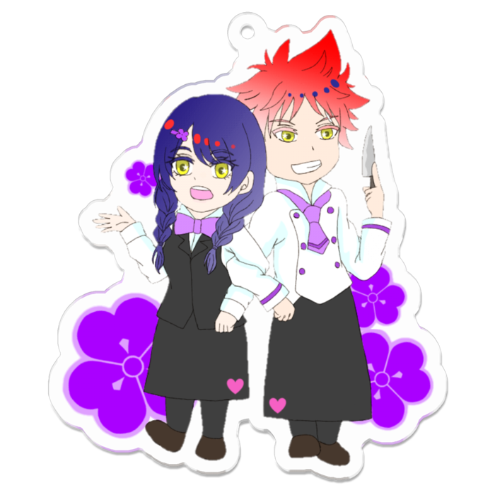 アクリルキーホルダー - 70 x 70 (mm)