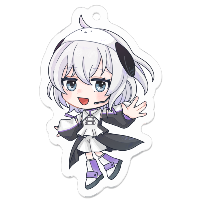 アクリルキーホルダー（コーティング） - 50 x 50 (mm)