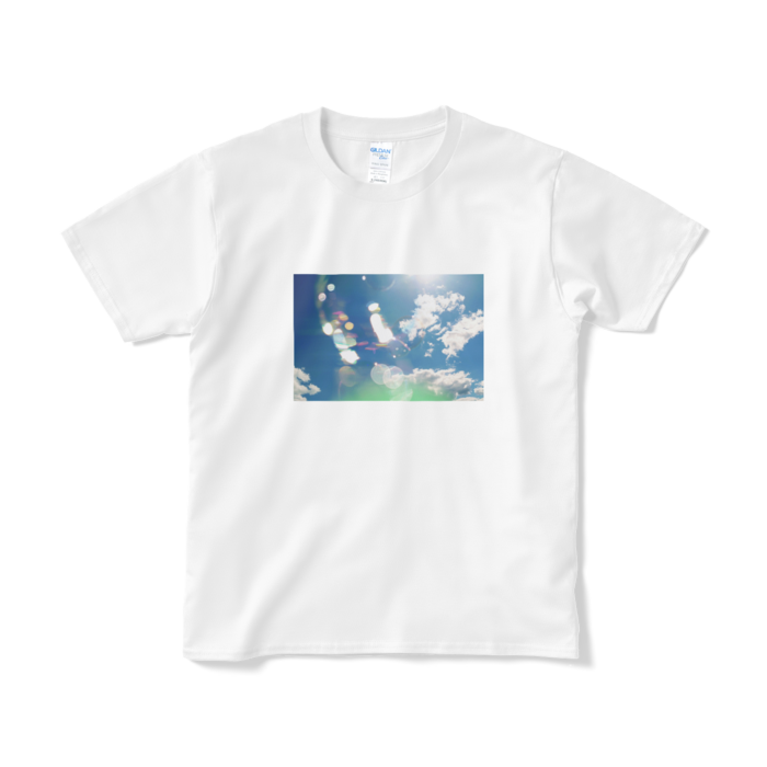 写真プリントTシャツ(シャボン) - S - ホワイト