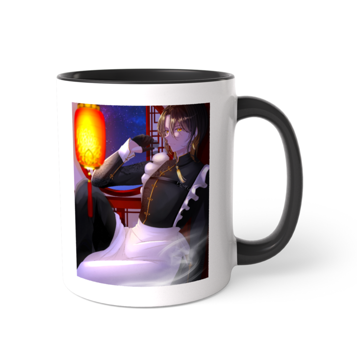 ツートンカラーマグカップ - 直径 8.2cm / 高さ 9.5cm