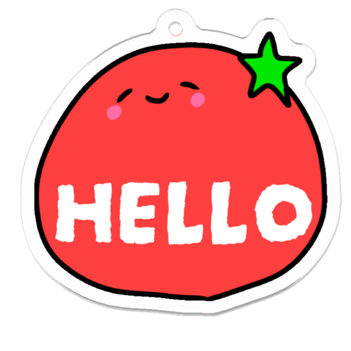 アクリルキーホルダー - 50 x 50 (mm)