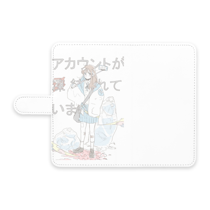 手帳型Androidケース - L - ストラップ穴 なし