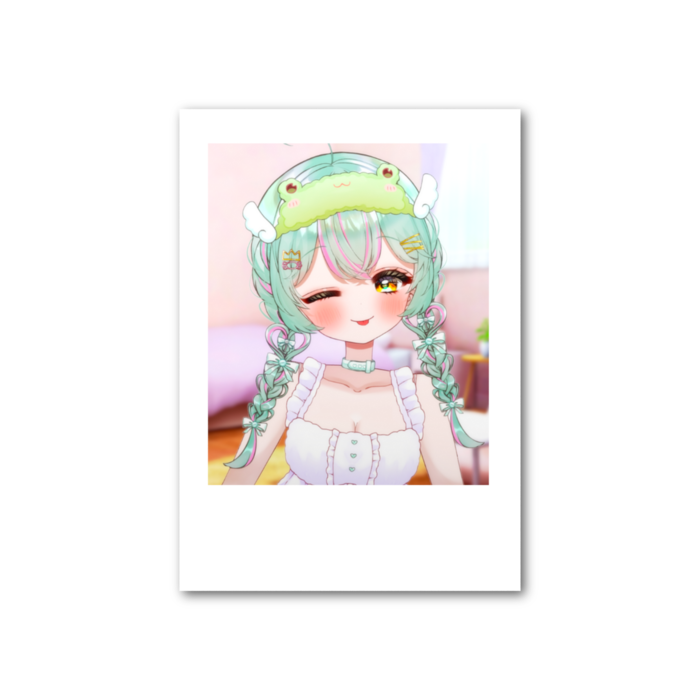 フォト風カード - ベロ出しウインク