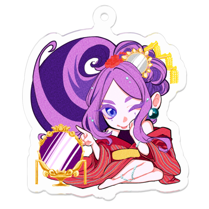 アクリルキーホルダー - 50 x 50 (mm)