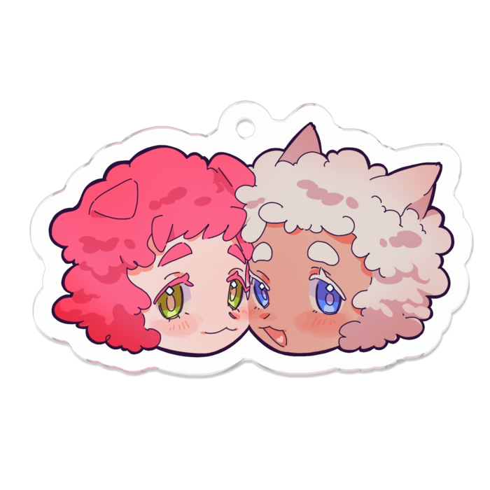 アクリルキーホルダー - 50 x 50 (mm)