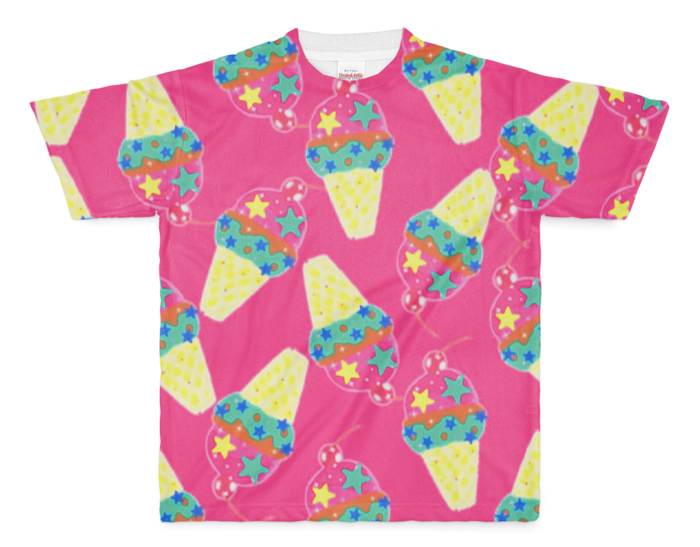 フルグラフィックTシャツ - M - 正面印刷のみ