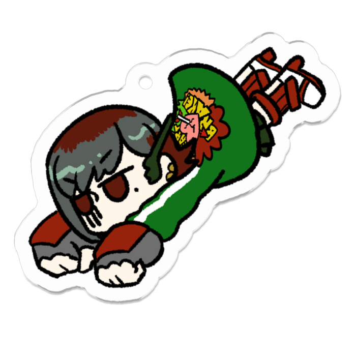 アクリルキーホルダー - 50 x 50 (mm)