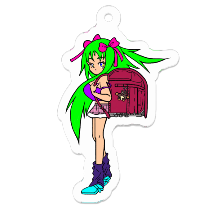 アクリルキーホルダー - 50 x 50 (mm)