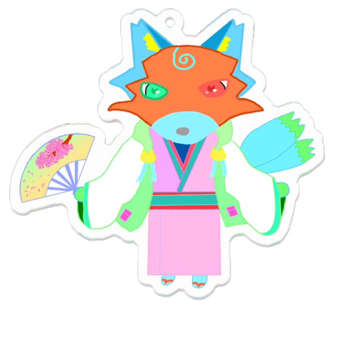 アクリルキーホルダー - 70 x 70 (mm)