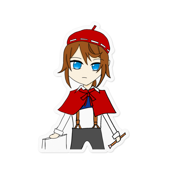 ステッカー - 100 x 100 (mm)