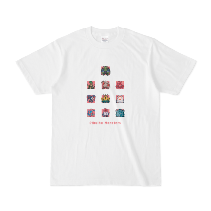 Tシャツ - S - 白【pink】