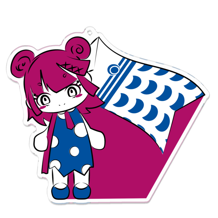 アクリルキーホルダー - 100 x 100 (mm)