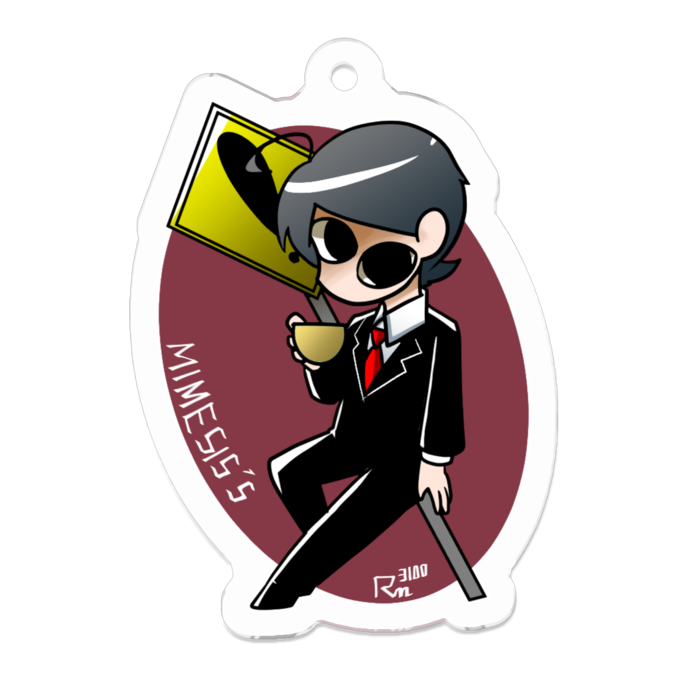 アクリルキーホルダー【イヅミ】 - 50 x 50 (mm)