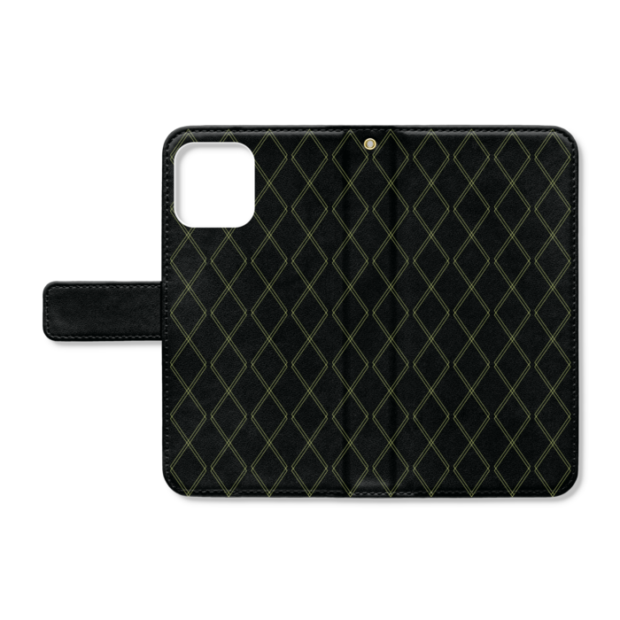 手帳型iPhoneケース - iPhone12 / 12 Pro - ストラップ穴 あり