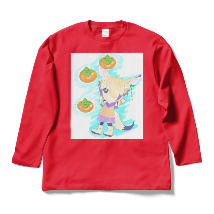 ロングスリーブTシャツ - L - レッド