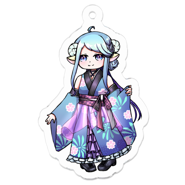 アクリルキーホルダー - 50 x 50 (mm)