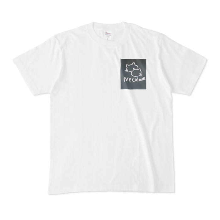 Tシャツ - M - 白(ブラック)